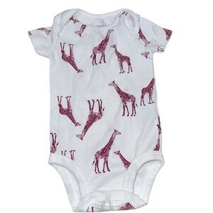 Carters Giraffe Print baby One Piece size 0-3 months